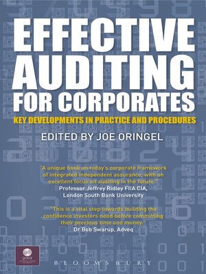 cover image of Effective Auditing For Corporates